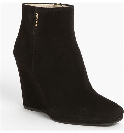 prada wedge booties|Women's Ankle Boots And Boots .